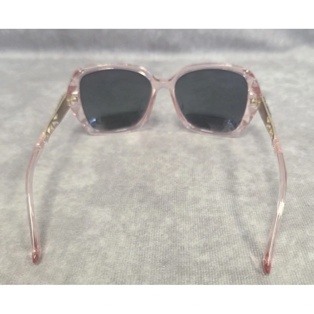 Feisedy Pink Reflective Sunglasses Womens